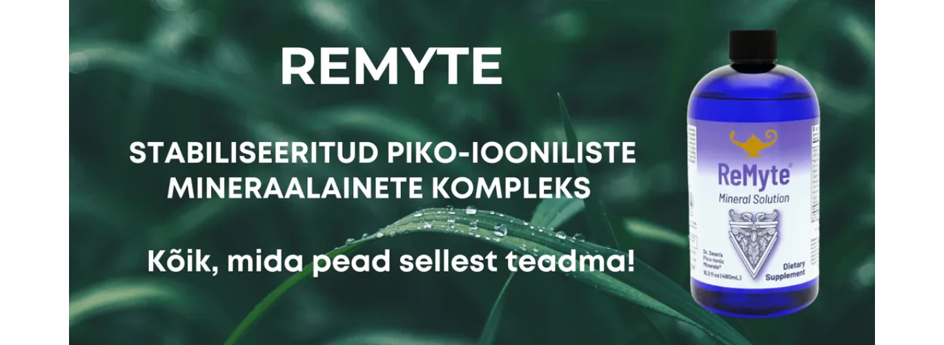 ReMyte: stabiliseeritud piko-iooniliste mineraalainete kompleks