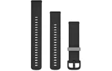 Quick Release silikoon kellarihmad (20mm) Black (VA5)