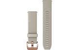 Quick Release silikoon kellarihmad (20mm) Light sand/rose gold - 126-203 mm
