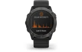 Spordikell fenix 6X Pro Solar - TI s&uuml;sinik hall, musta rihmaga
