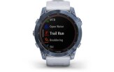 Spordikell Garmin fenix 7X Sapphire Solar - Mineral Blue DLC TI Whitestone Band