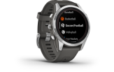 Spordikell Garmin fenix 7S PRO Solar Silver Graphite