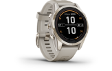 Spordikell Garmin fenix 7S PRO Solar Sapphire - Soft Gold Sand