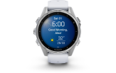 Spordikell Garmin fenix 8 43mm AMOLED Silver with Whitestone Band