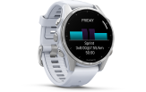 Spordikell Garmin fenix 8 43mm AMOLED Silver with Whitestone Band