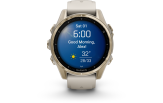Spordikell Garmin fenix 8 43mm AMOLED Sapphire Soft Gold with Fog Gray Band