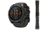 Spordikell Garmin fenix 8 47mm AMOLED Sapphire Carbon Gray DLC Ti with Black Titanium Band
