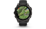 Spordikell Garmin fenix 8 47mm AMOLED Sapphire Carbon Gray DLC Ti with Black Band