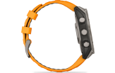 Spordikell Garmin fenix 8 47mm AMOLED Sapphire Titanium with Orange Band