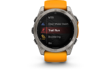 Spordikell Garmin fenix 8 51mm AMOLED Sapphire Titanium with Orange Band