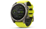 Spordikell Garmin fenix 8 51mm Solar Sapphire Titanium Yellow with Grey Titanium Band