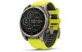 Spordikell Garmin fenix 8 47mm Solar Sapphire Titanium with Yellow Band