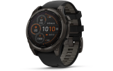 Spordikell Garmin fenix 8 47mm Solar Sapphire Carbon Gray DLC Ti with Black band