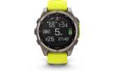 Spordikell Garmin fenix 8 47mm Solar Sapphire Titanium with Yellow Band