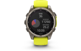 Spordikell Garmin fenix 8 47mm Solar Sapphire Titanium with Yellow Band