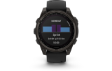 Spordikell Garmin fenix 8 47mm Solar Sapphire Carbon Gray DLC Ti with Black band