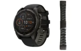 Spordikell Garmin fenix 8 51mm Solar Sapphire Carbon Gray DLC Ti with Black Titanium band