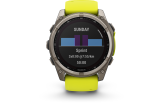 Spordikell Garmin fenix 8 51mm Solar Sapphire Titanium with Yellow Band