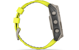 Spordikell Garmin fenix 8 51mm Solar Sapphire Titanium with Yellow Band