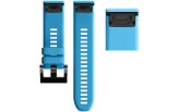 Kiirkinnitusega kellarihmad 26mm Silikoon - sinine