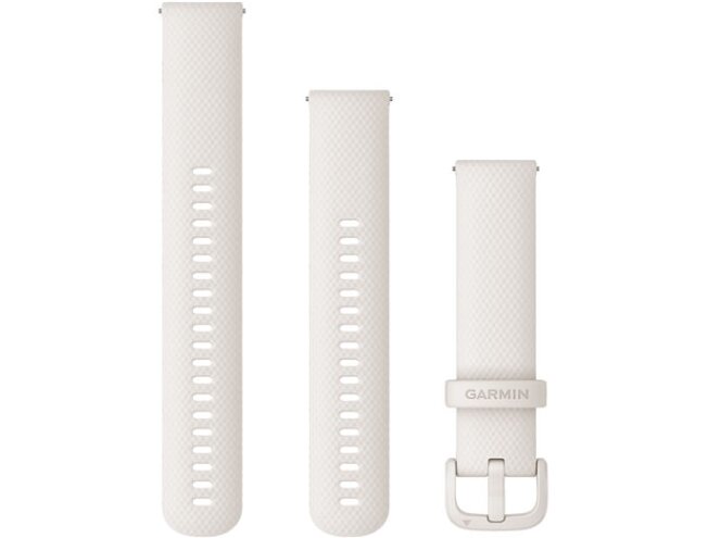 Quick Release silikoon kellarihmad (20mm) Ivory 125-218 mm
