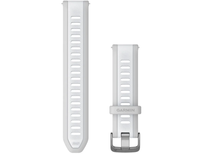 Quick Release silikoon kellarihmad (20mm) Mist Grey/Whitestone
