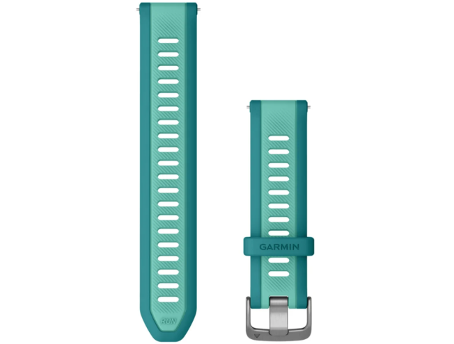 Quick Release silikoon kellarihmad (20mm) Turquoise/Aqua