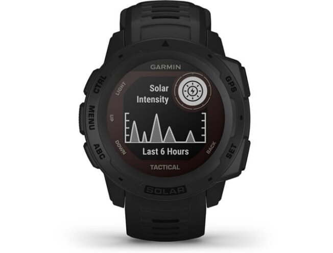 Seikluskell Garmin Instinct Solar nutikell Tactical Black