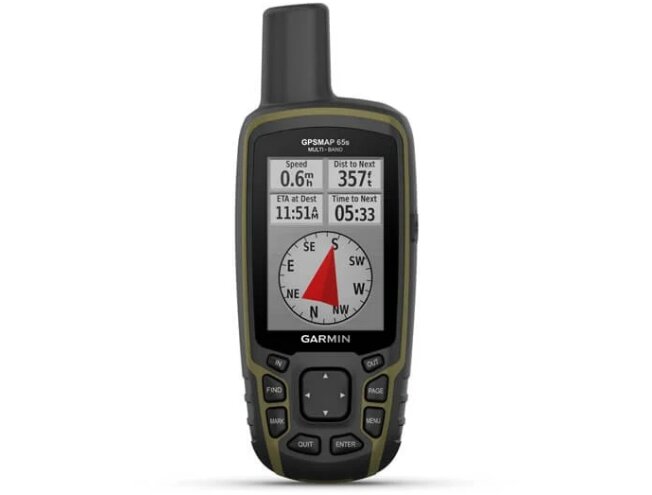 K&auml;si GPS Garmin GPSMAP 65s GPSMAP 65s + Regio Topo m&auml;lukaart