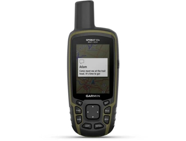 K&auml;si GPS Garmin GPSMAP 65s GPSMAP 65s + Regio Topo m&auml;lukaart