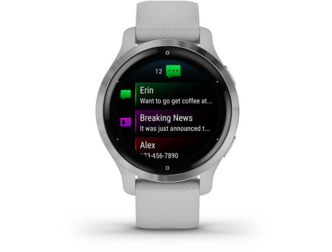 Nutikell Garmin VENU 2S Mist Grey/Silver