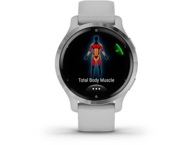 Nutikell Garmin VENU 2S Mist Grey/Silver