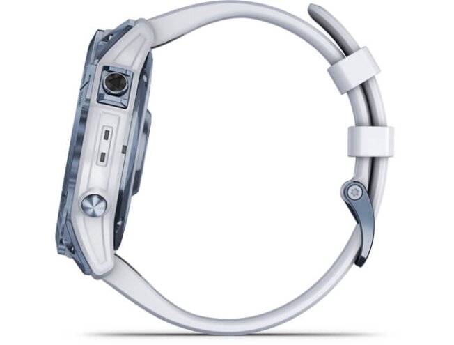 Spordikell Garmin fenix 7X Sapphire Solar - Mineral Blue DLC TI Whitestone Band