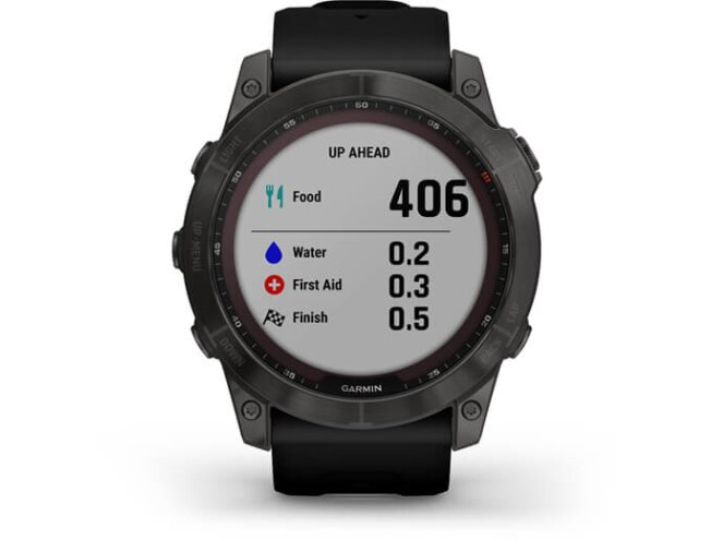 Spordikell Garmin fenix 7X Sapphire Solar - Carbon Gray DLC Ti Black Band