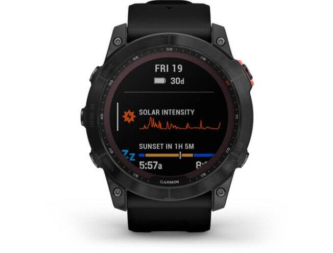 Spordikell Garmin fenix 7X Solar - Slate Gray Black Band