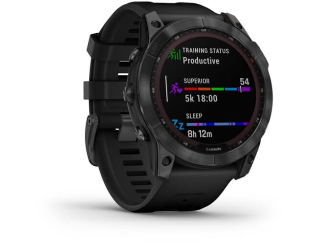Spordikell Garmin fenix 7X Solar - Slate Gray Black Band