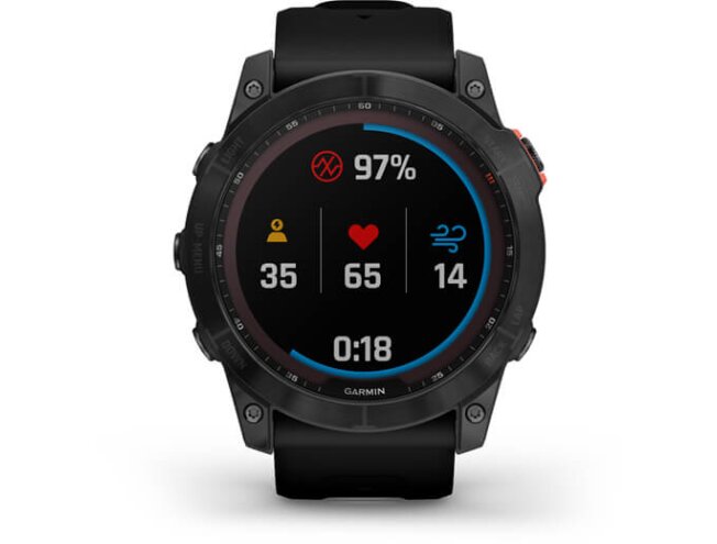 Spordikell Garmin fenix 7X Solar - Slate Gray Black Band