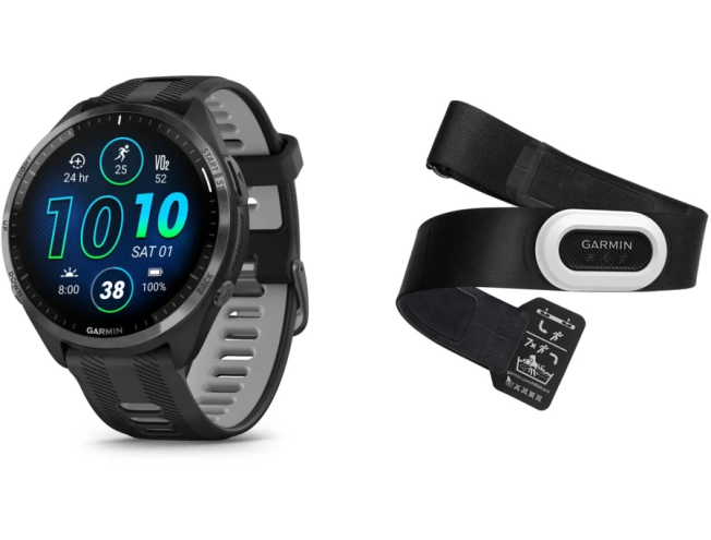 Spordikell Garmin Forerunner 965 Black + HRM-Pro Plus pulsiv&ouml;&ouml;