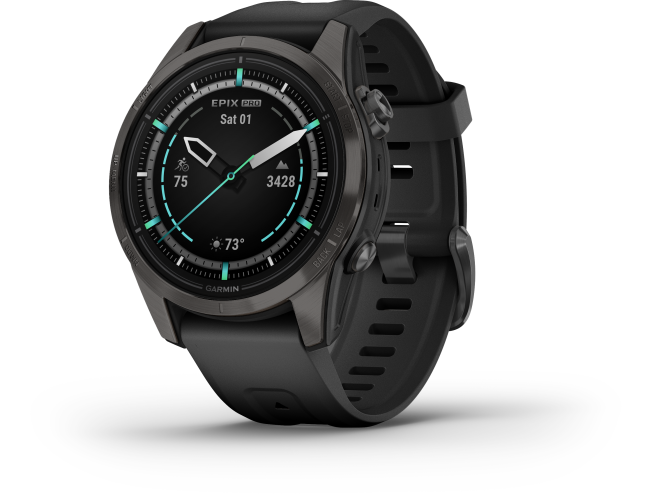 Spordikell Garmin epix (Gen2) PRO 42mm Sapphire Carbon Gray DLC TI