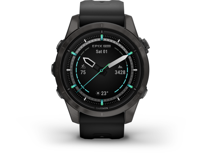Spordikell Garmin epix (Gen2) PRO 42mm Sapphire Carbon Gray DLC TI
