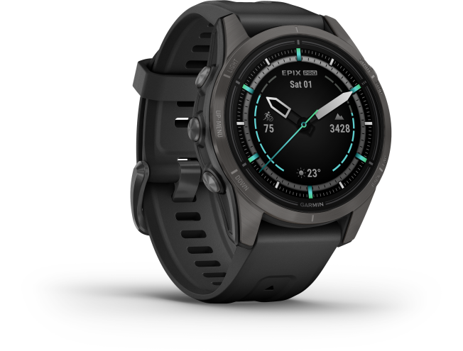 Spordikell Garmin epix (Gen2) PRO 42mm Sapphire Carbon Gray DLC TI
