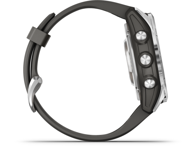 Spordikell Garmin fenix 7S PRO Solar Silver Graphite