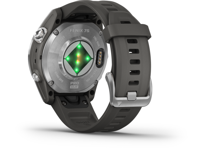 Spordikell Garmin fenix 7S PRO Solar Silver Graphite