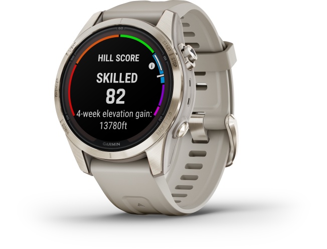 Spordikell Garmin fenix 7S PRO Solar Sapphire - Soft Gold Sand