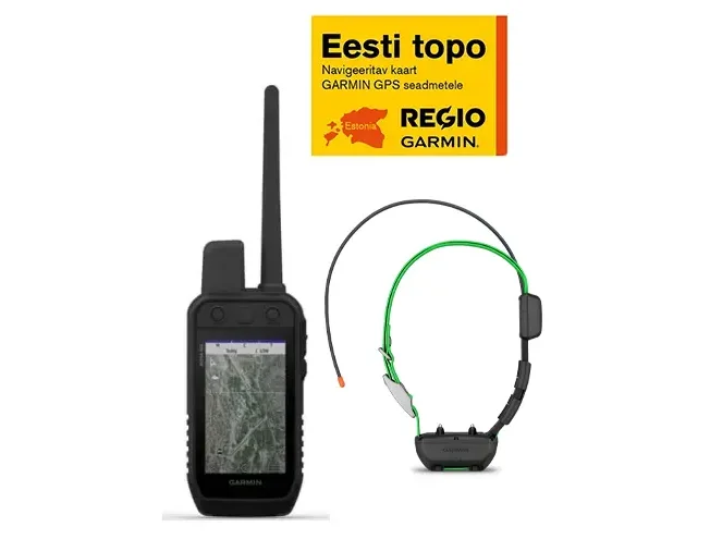 Koera GPS Garmin Alpha 300 +TT25 rihm ja Regio Topo kaart
