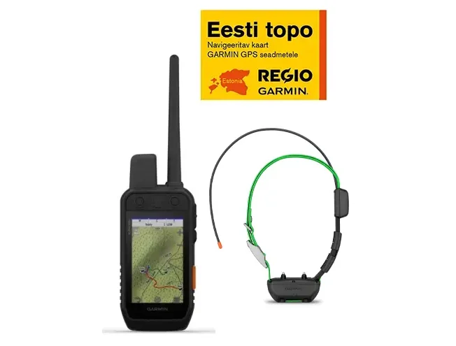 Koera GPS Garmin Alpha 300i +TT25 rihm ja Regio Topo kaart