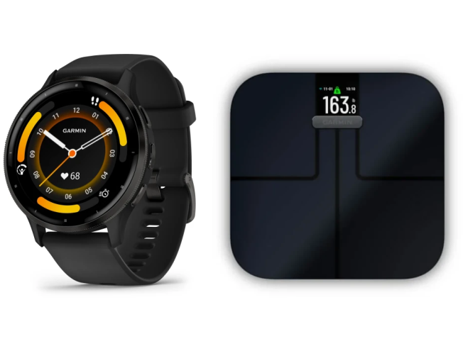 Nutikell Garmin VENU 3 Black + Index Smart Scale S2