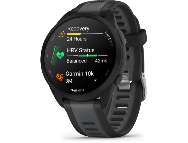 Spordikell Garmin Forerunner 165 Music - Black/Slate Grey