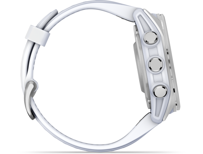 Spordikell Garmin fenix 8 43mm AMOLED Silver with Whitestone Band