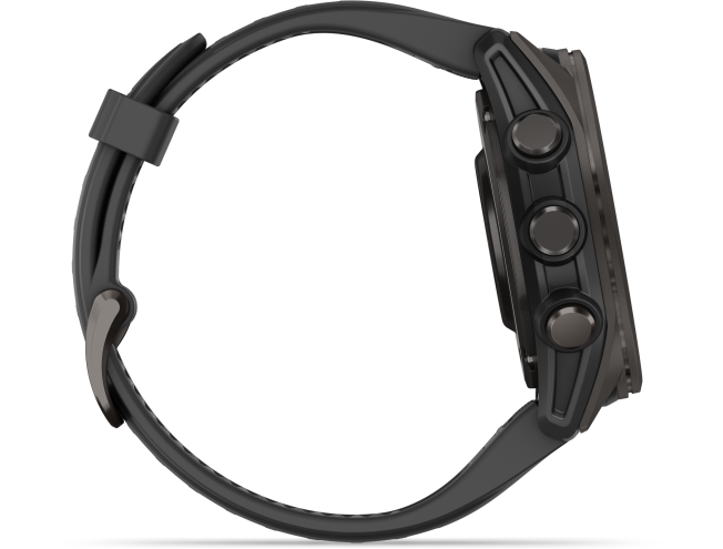 Spordikell Garmin fenix 8 43mm AMOLED Sapphire Carbon Gray DLC Ti with Black Band